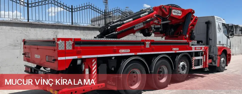 Mucur İlçemi Vinç Kiralama